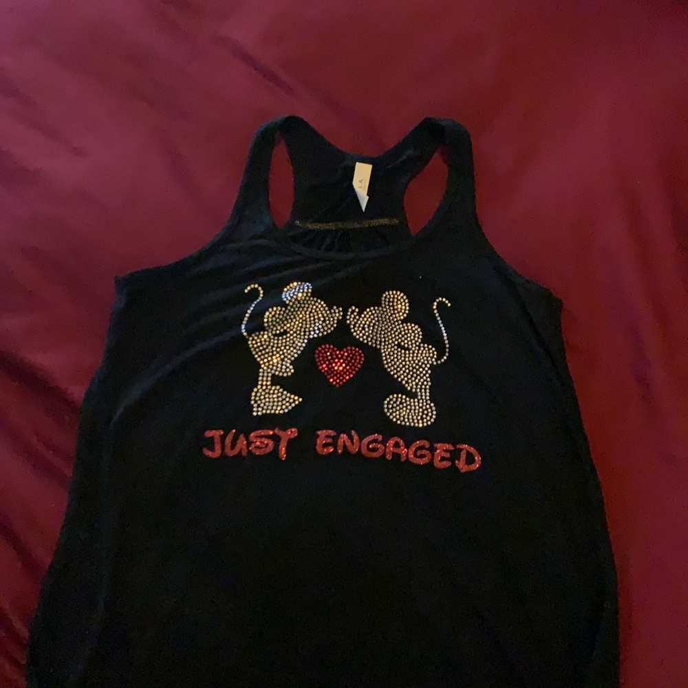 Disney engagement tank top